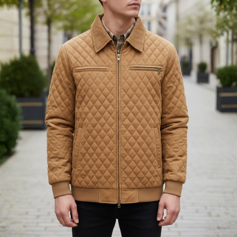 Nathan – Long Sleeve Jacket with Zipper Closure