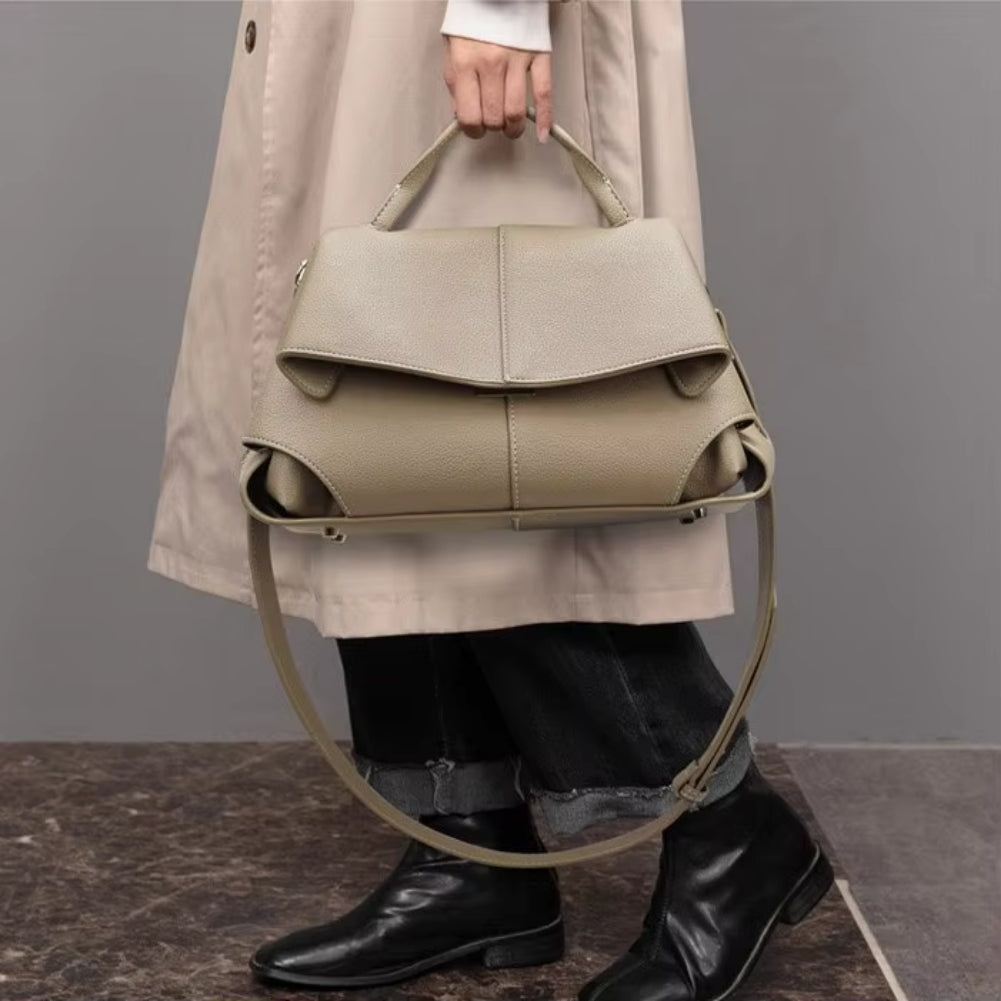 Mira – Women's Flap Closure Handbag with Large Capacity