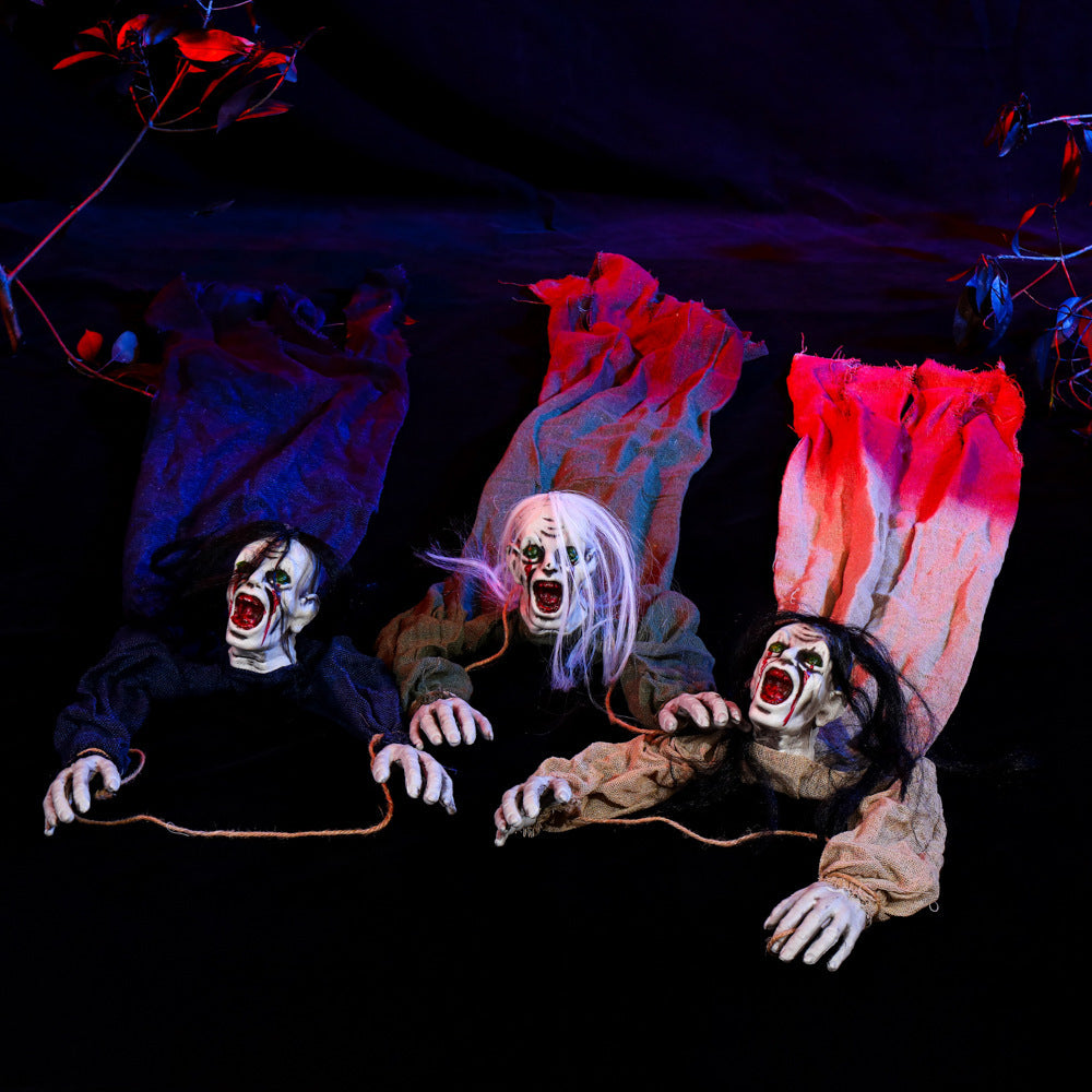 Hanging Ghost Decoration with Effects