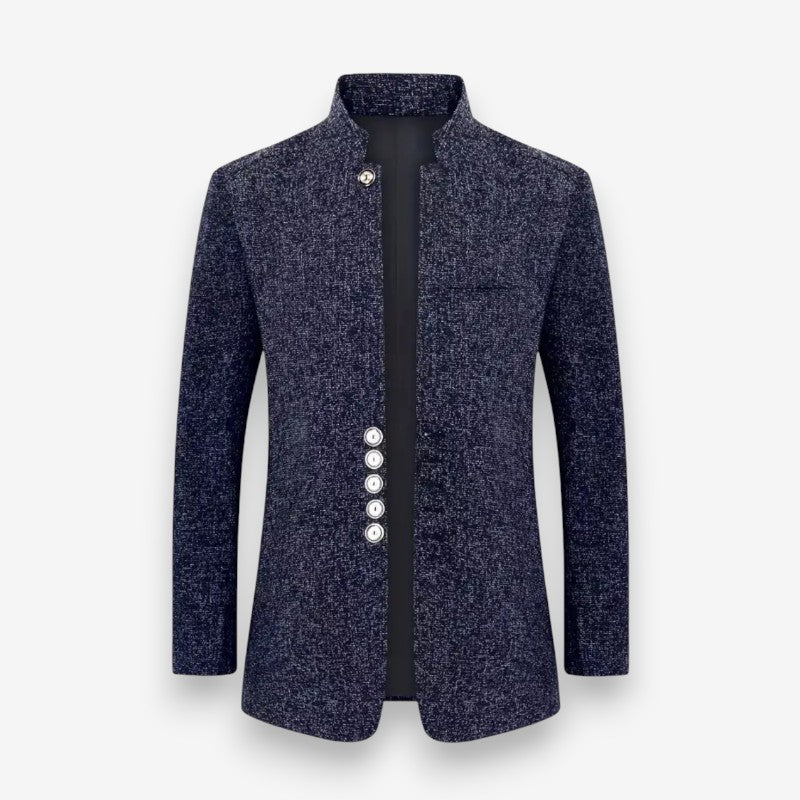 Ethan – Long Sleeve Jacket with Button Detail
