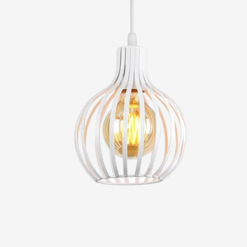 LumaCage – Moderne Plafondlamp met Ronde Kop en Kooi Ontwerp Velani