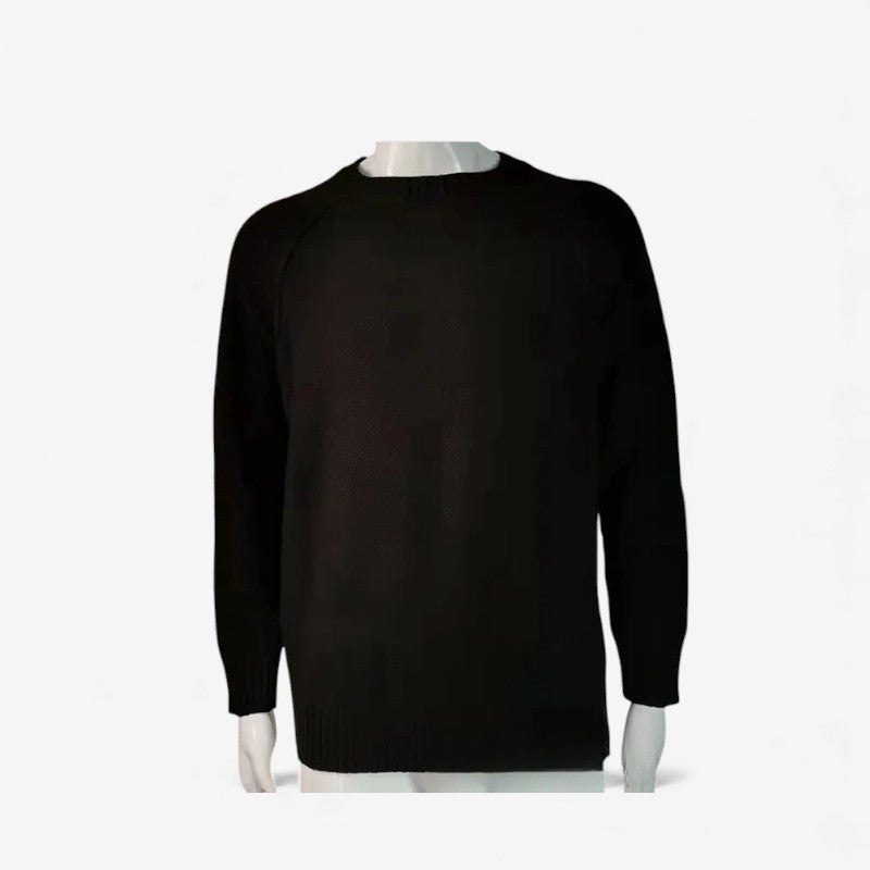 Lucas – Long Sleeve Sweater with Ribbed Knitting Design