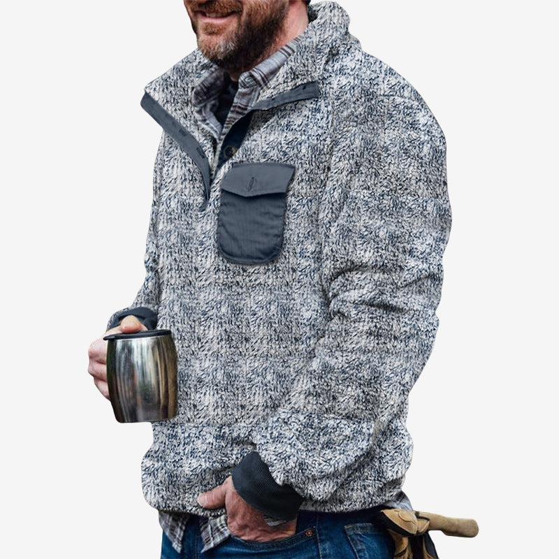 Liam – Long Sleeve Jacket with Standup Collar