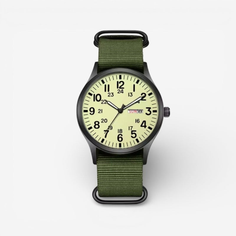 Lucas – Round Watch with Clear Numeric Display