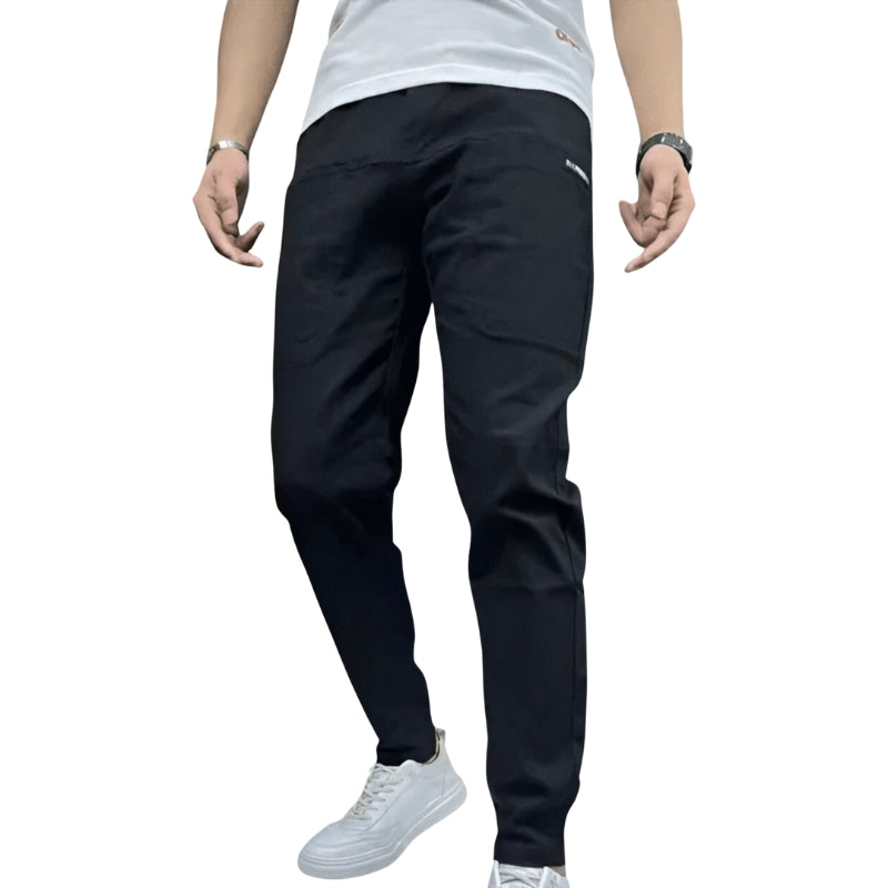 Lucas - Slanke pasvorm Cargo Broek met Meerdere Zakjes Velani