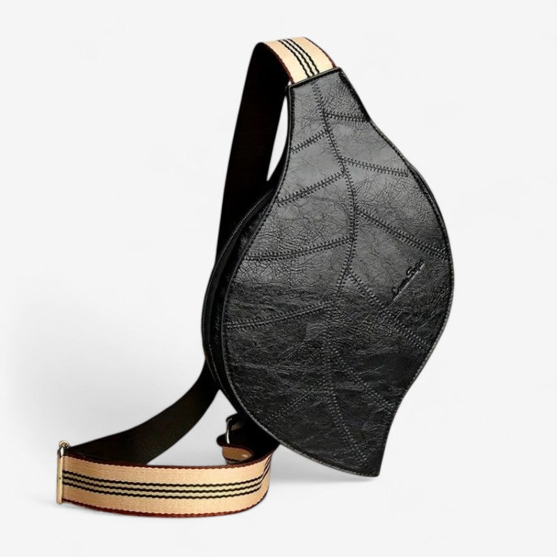 Greta – Schoudertas met brede band en bloembladontwerp Velani