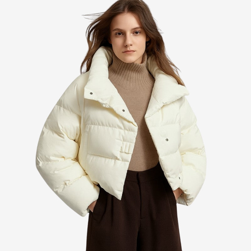 Elora – Long Sleeve Jacket with Button Closure