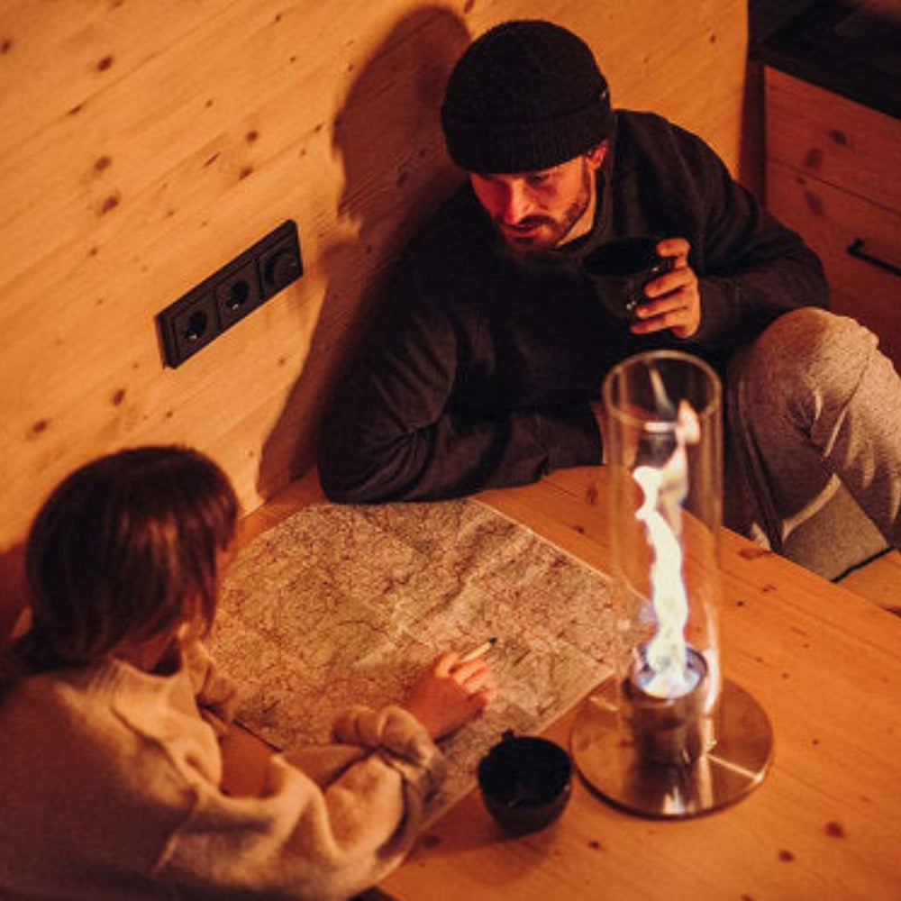 FlameAura – Tafelhaard met verstelbare vlaminstellingen Velani