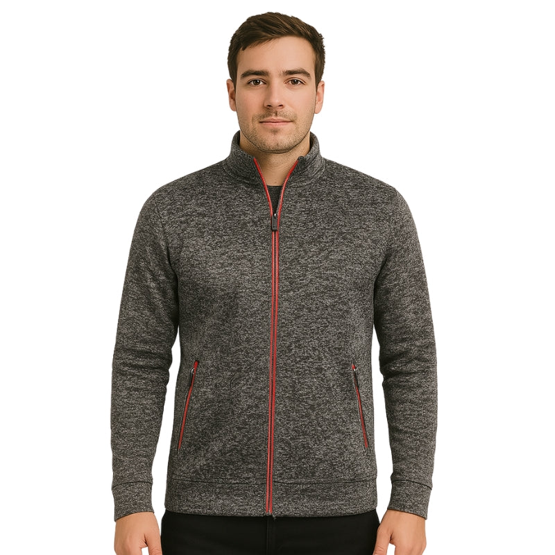 Lukas – Lange Mouw Jas met Ritssluiting en Zakjes Velani