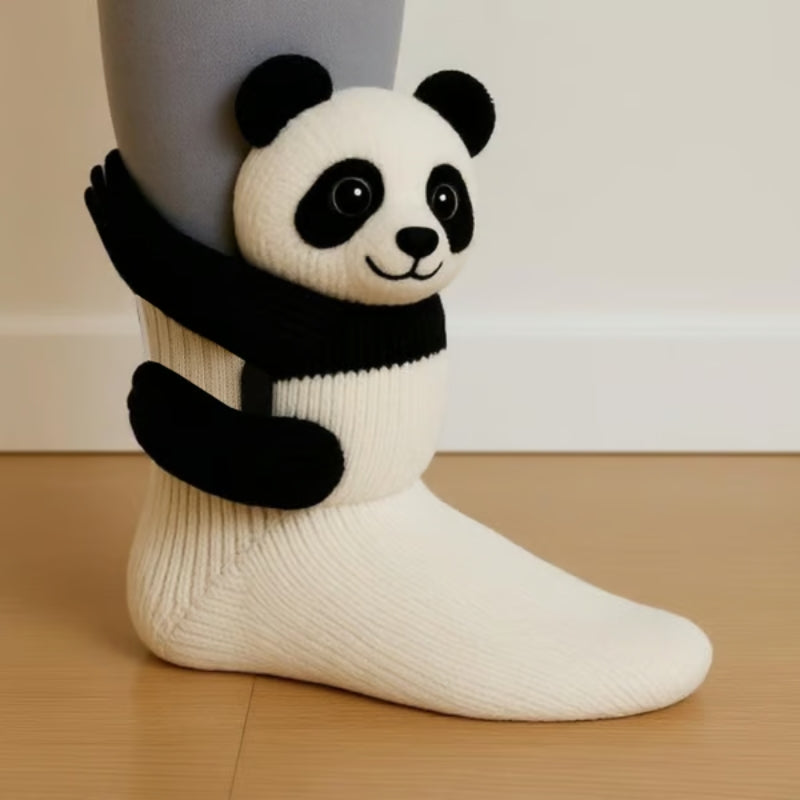 Nora – Decorative Socks with 3D Animal Inspired Design
