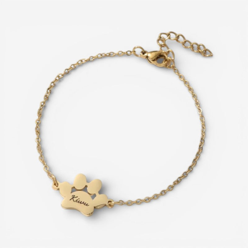 Paw Pendant Adjustable Bracelet