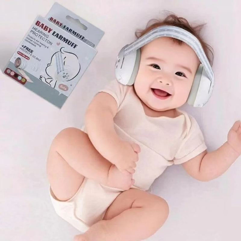 Emma – Round Non-Slip Earmuffs with Stretch Band
