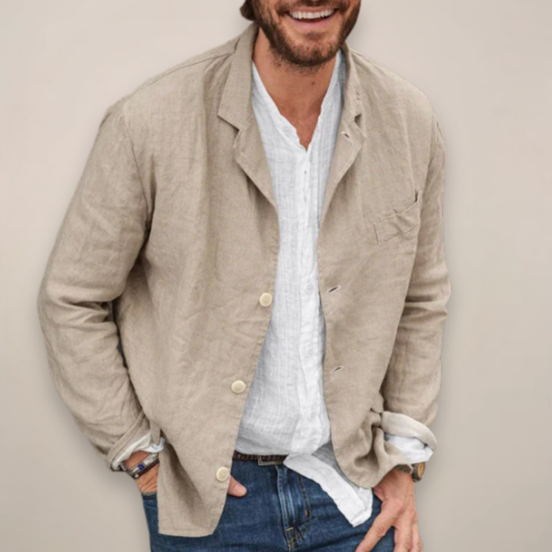 Men's Shirt with Button Closure