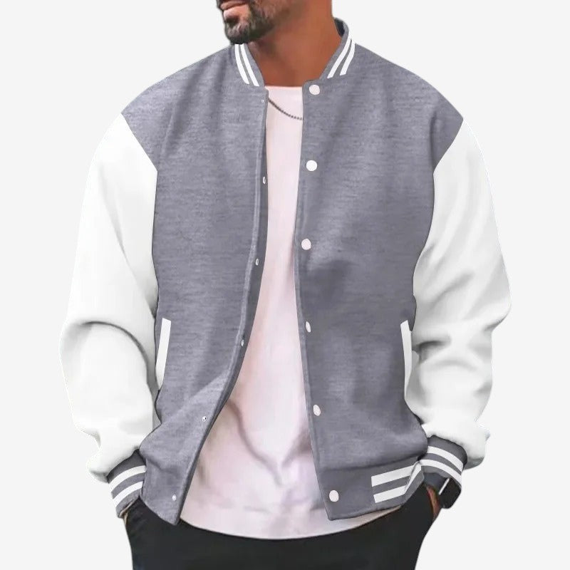 Noah – Long Sleeve Jacket with Button Closure Design