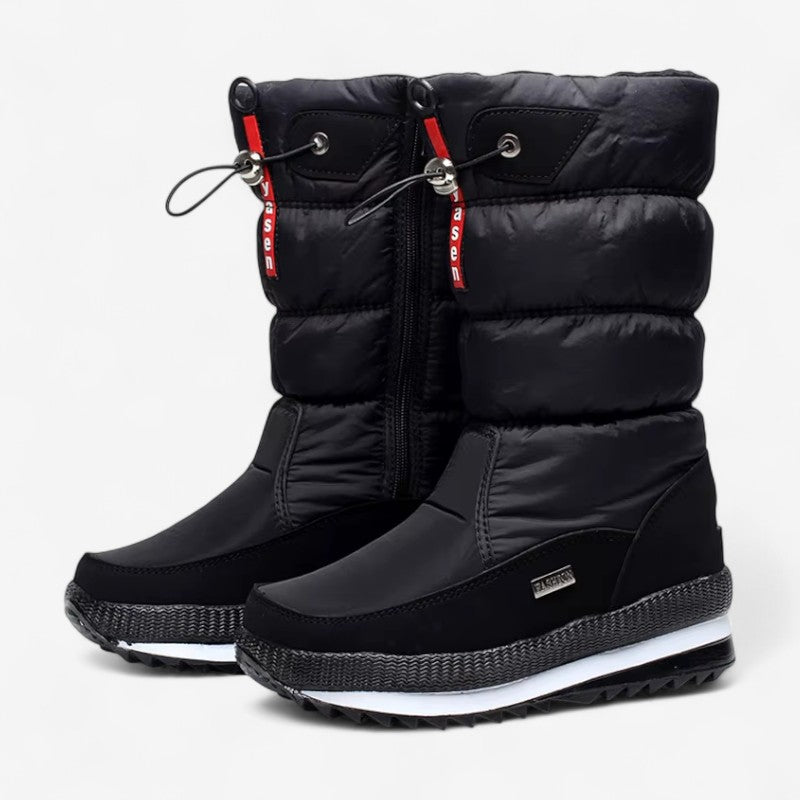 Taline – Kuitlaarzen met fleece voering en ritssluiting Velani