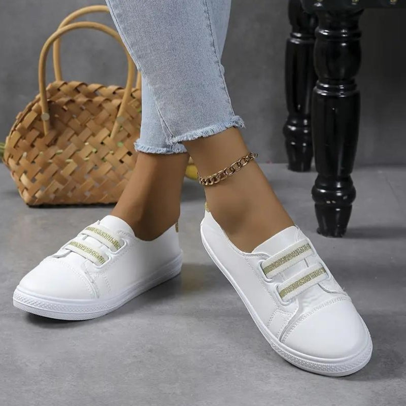 Sophia – Round Toe Flats With Anti Slip Grip Design