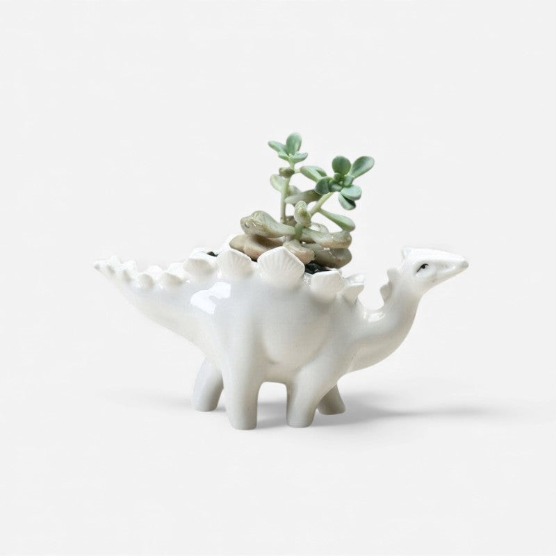 DinoBloom – Decoratieve Bloempot met Dinosaurier-Geïnspireerd Beeld Velani