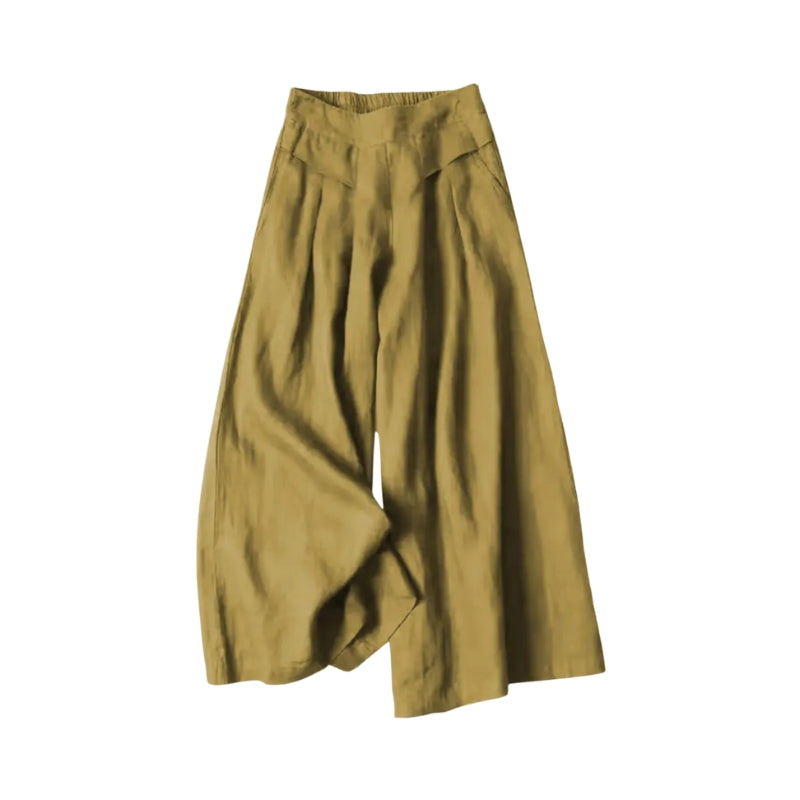 Anouk – Broek met Elastische Taille, Losse Pasvorm en Zakjes Velani