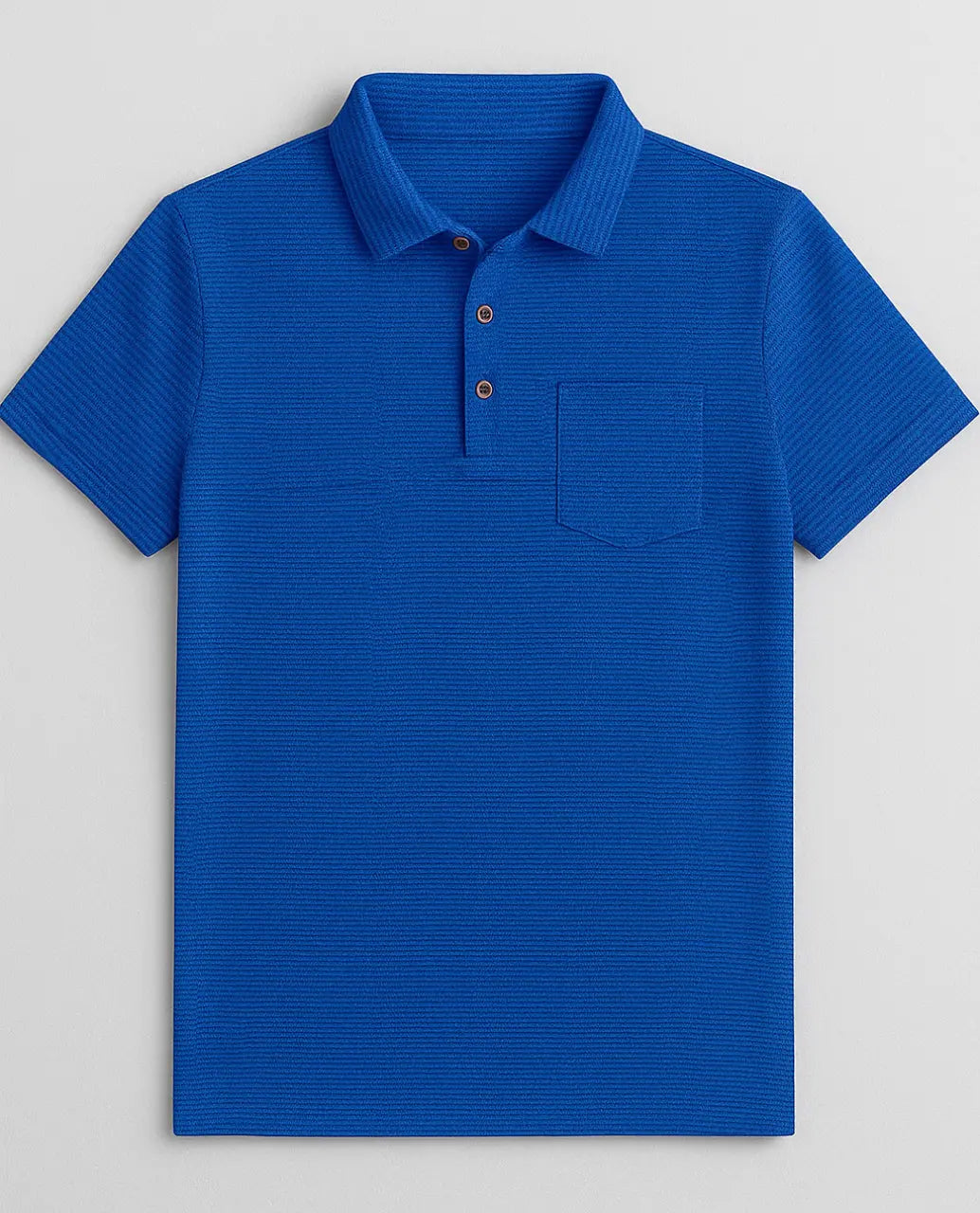 Polyester Poloshirt Met Korte Mouwen-Polos-Velani-Blue-S-Velani