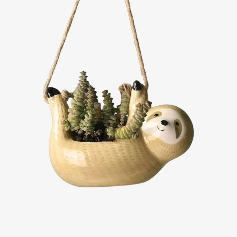 PetalPals – Hangende Bloempot in Dierenvorm met Band Velani