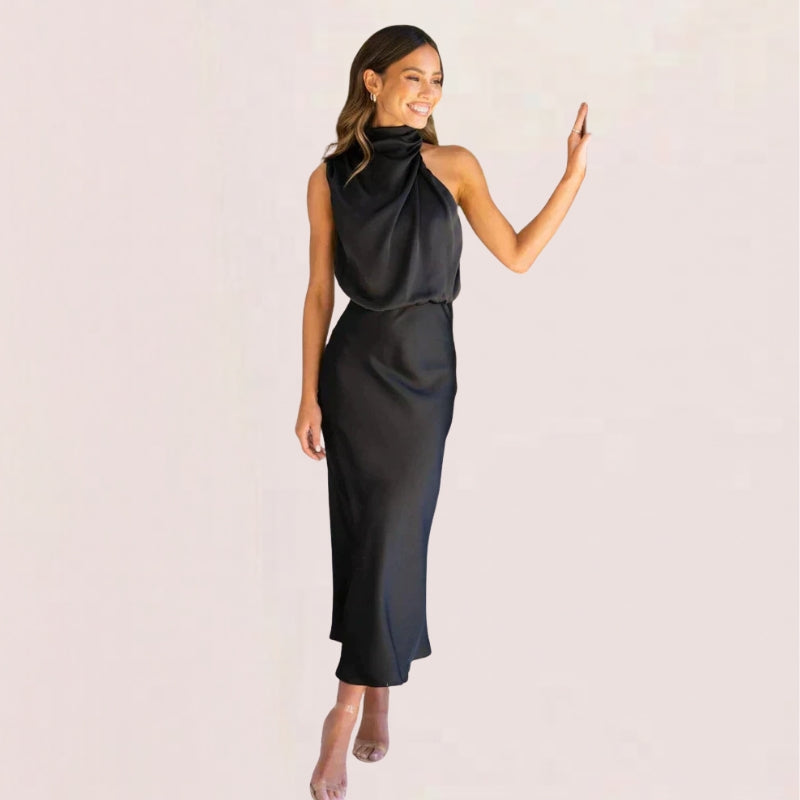 Women’s Halter Neck Midi Dress