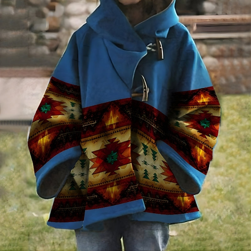 Lily – Long Sleeve Jacket with Hoodie Design