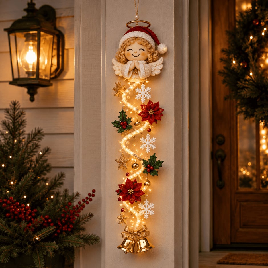 Festipend - Led Christmas Hanging Decoration With Festive Design