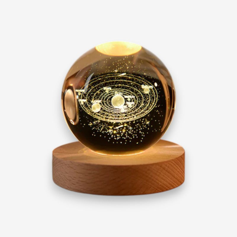 OrbitGlow – 3D Planet Night Light with Solar System Globe Design
