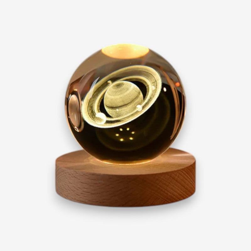 OrbitGlow – 3D Planet Night Light with Solar System Globe Design