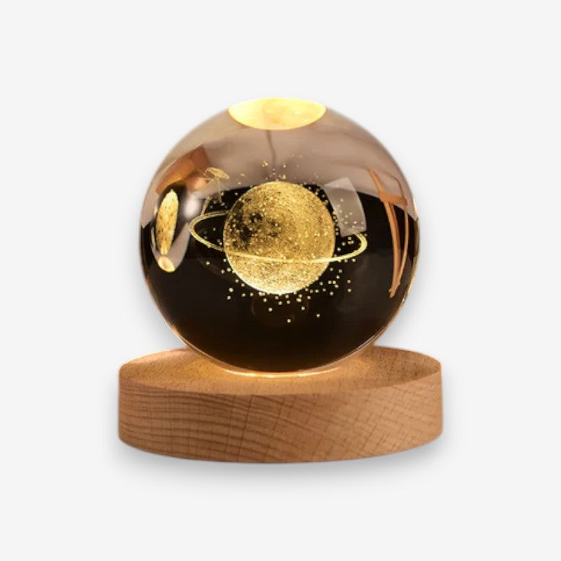 OrbitGlow – 3D Planet Night Light with Solar System Globe Design