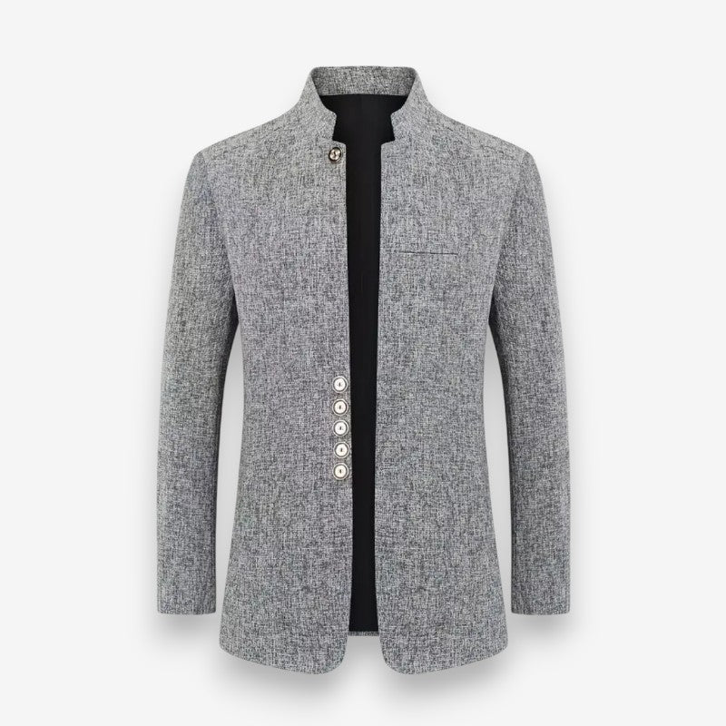 Ethan – Long Sleeve Jacket with Button Detail