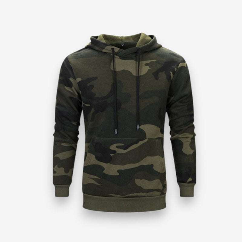 Liam – Long Sleeved Hoodie With Adjustable Drawstring And Pockets