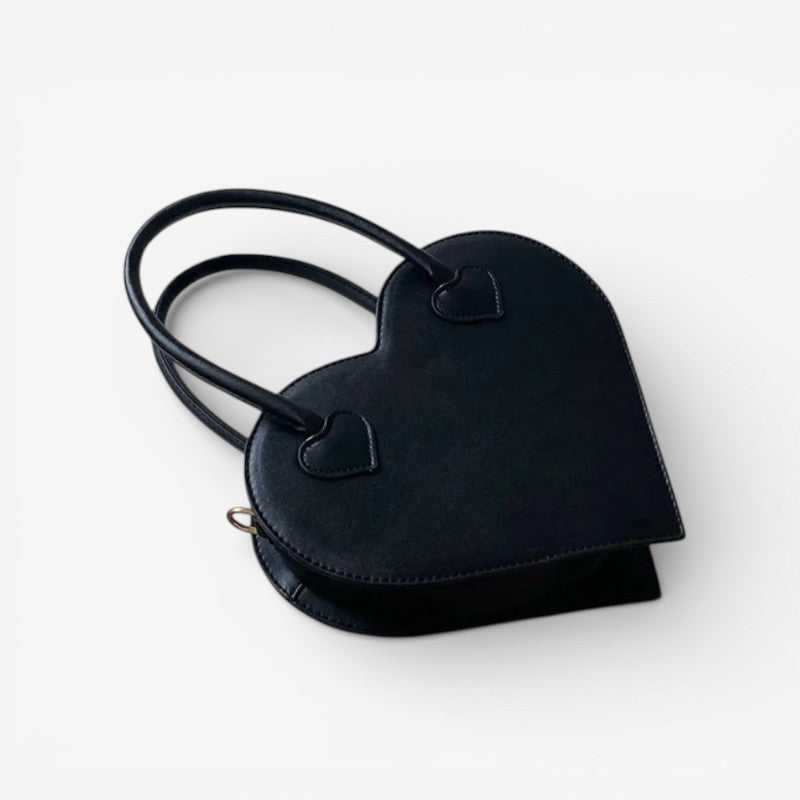 Chloe – Women's Heart-Shaped Zipper Handbag