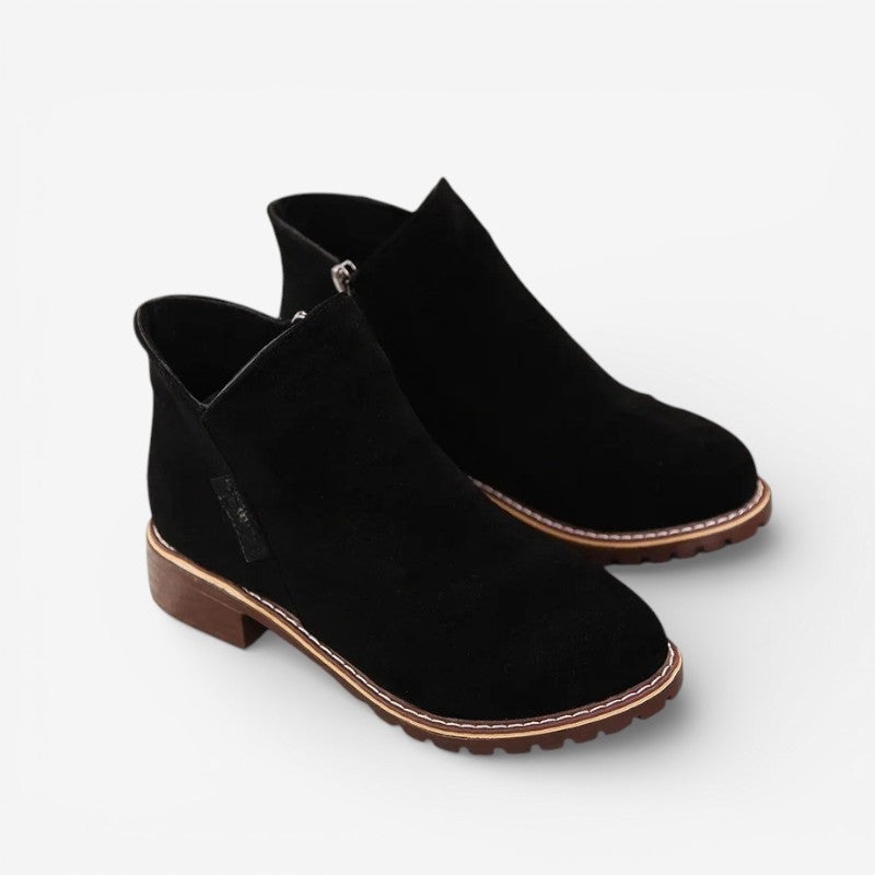 Ava – Round Toe Boots With Anti Slip Grip