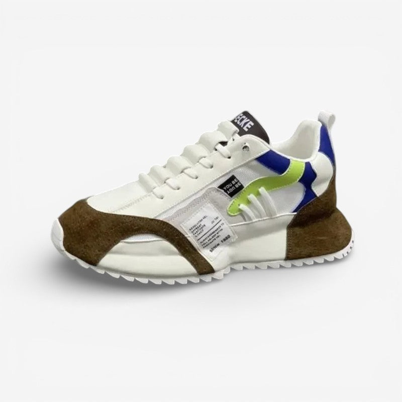 Alex – Round Toe Sneakers With Anti Slip Grip And Adjustable Laces