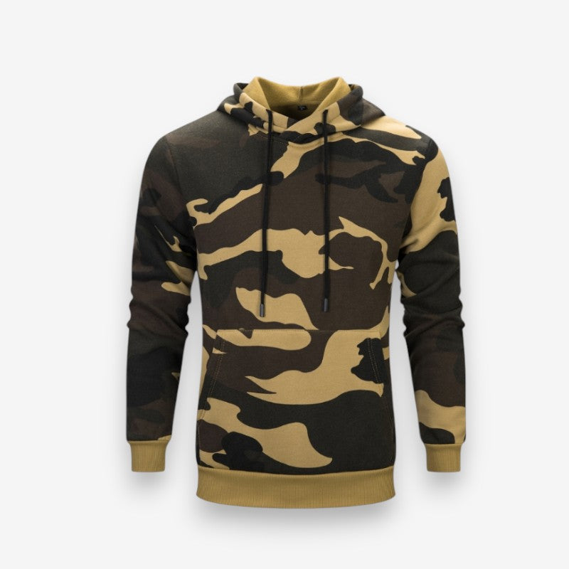 Liam – Long Sleeved Hoodie With Adjustable Drawstring And Pockets