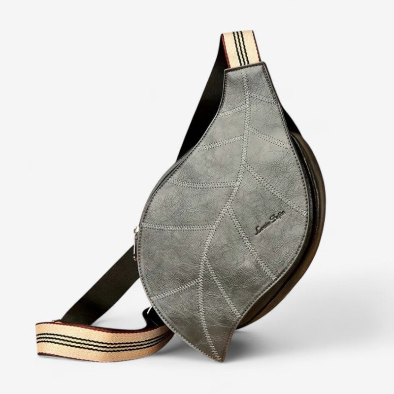 Greta – Schoudertas met brede band en bloembladontwerp Velani