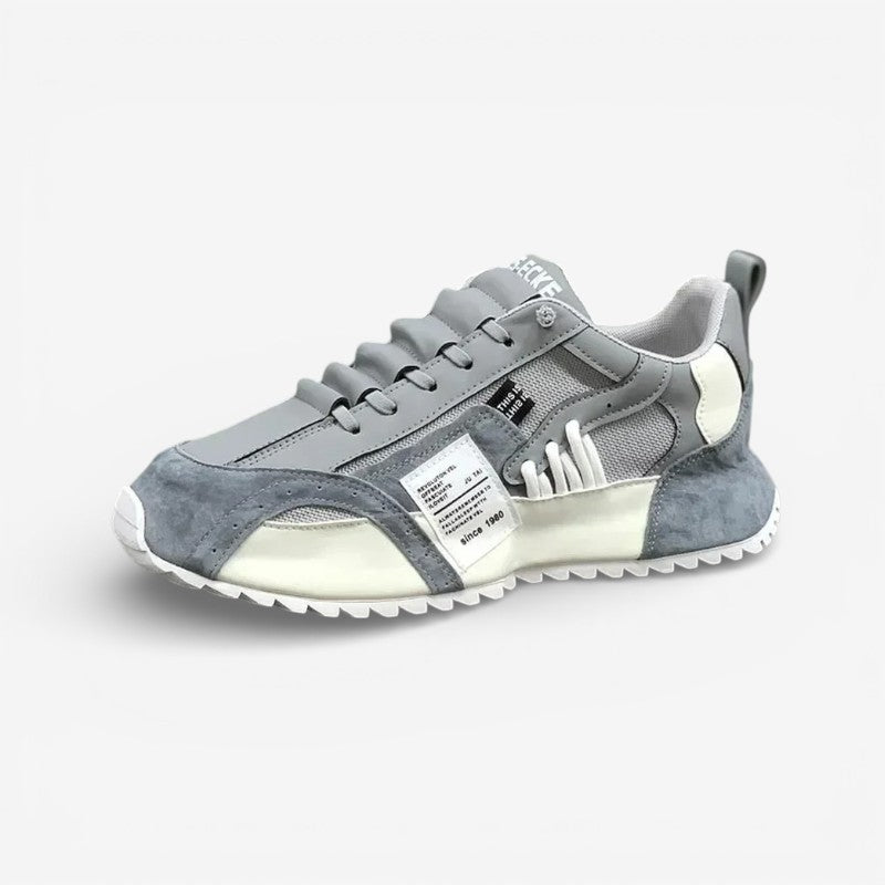 Alex – Round Toe Sneakers With Anti Slip Grip And Adjustable Laces