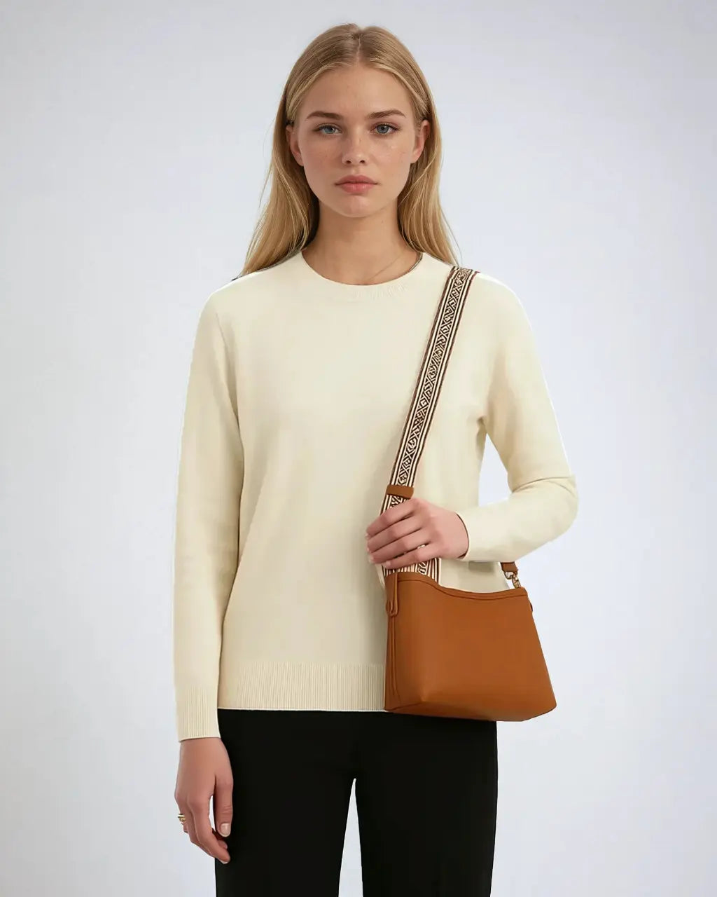 Schoudertas Van PU-Leer Met Verstelbare Riem-Shoulder Bags-Velani-Velani