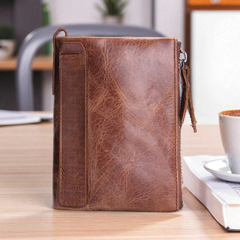 Elisa - Handtas met Dubbele Ritssluiting en Gestructureerd Patroon Velani