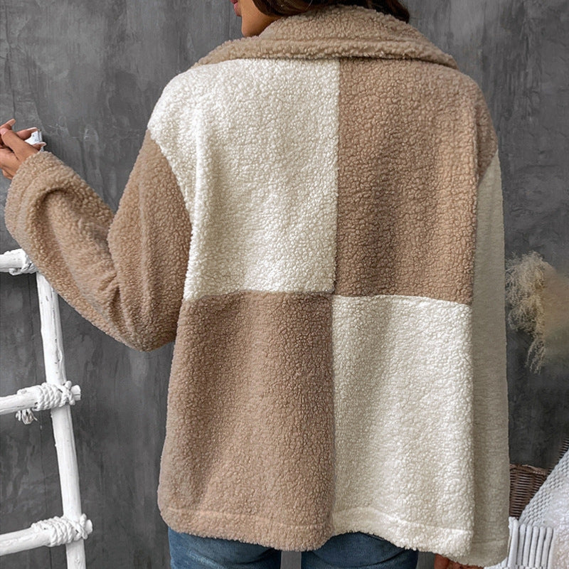 Ava – Long Sleeve Jacket with Button Closure Design