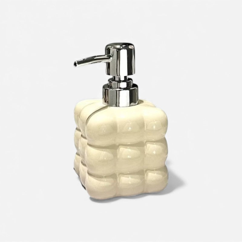 BubbleFlow – Vierkante Zeepdispenser met Bubble Ontwerp Velani