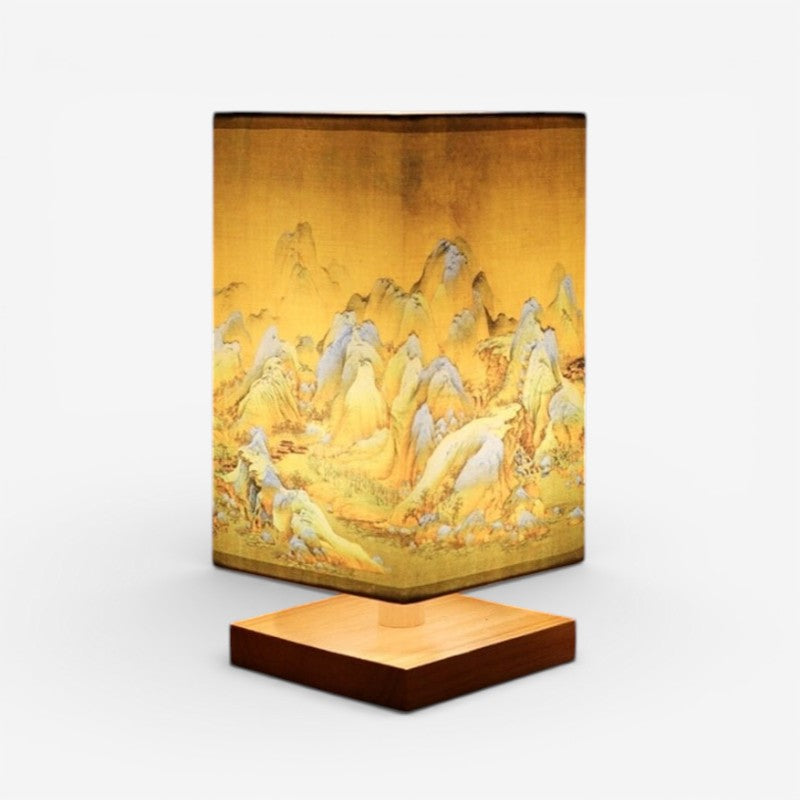 LumaFlora – Decorative LED Table Lamp with Floral Print