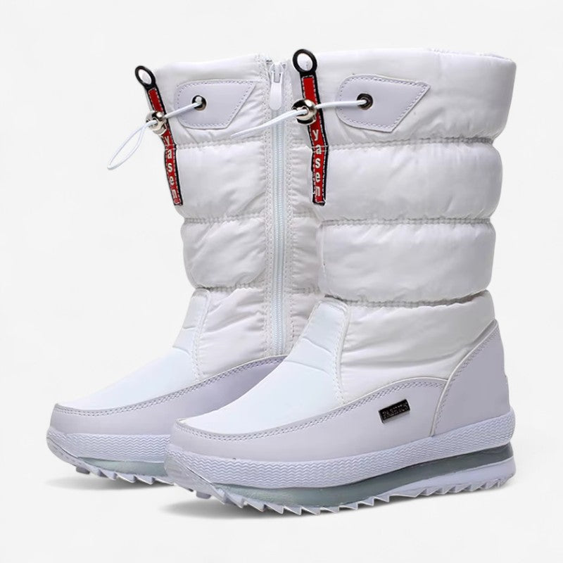 Taline – Kuitlaarzen met fleece voering en ritssluiting Velani