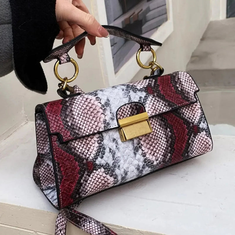 Bella – Handbag with Adjustable Shoulder Strap and Print