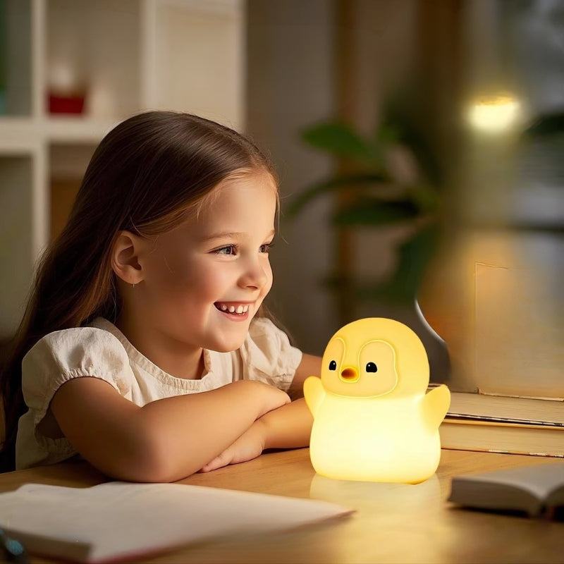 GlowPenguin – Moderne LED Tafellamp met Oplaadbaar Ontwerp Velani