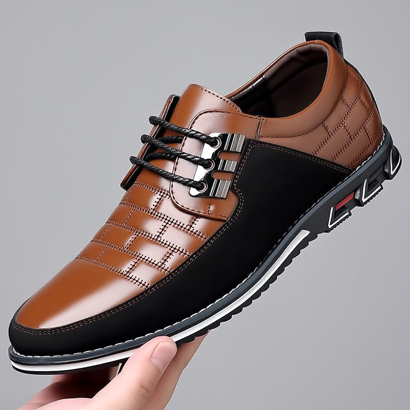 Brian – Round Toe Shoes with Adjustable Laces and Anti Slip Grip