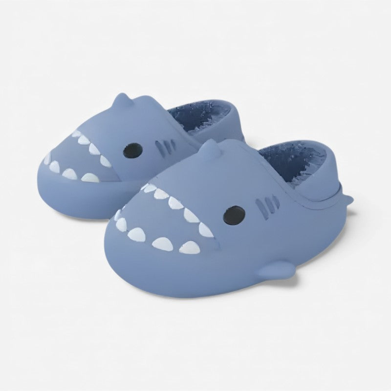 AquaFin – Slippers with Round Toe and Fish Inspired Design