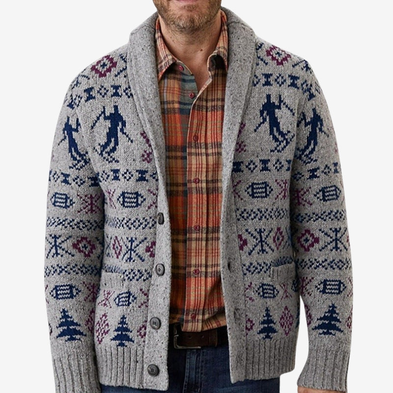 Liam – Long Sleeve Sweater with Button Closure