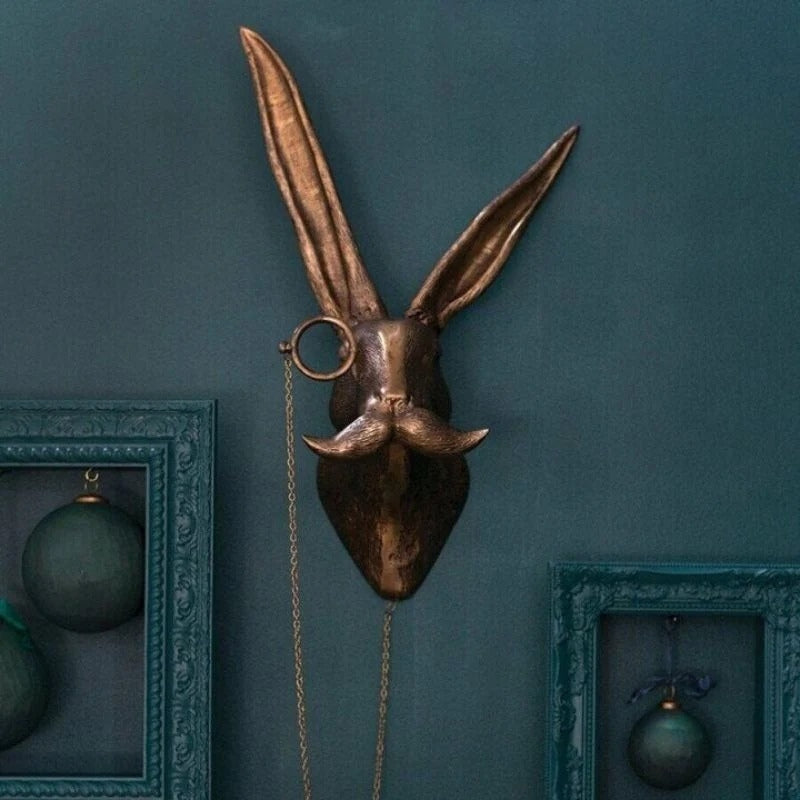 ArtWild – Wall-Mounted Animal Head Sculpture for Home Decor